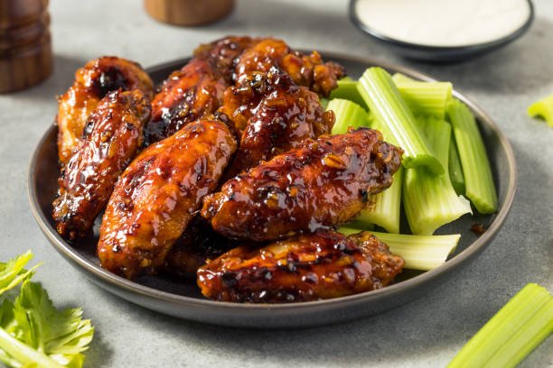 Honey garlic chicken wings